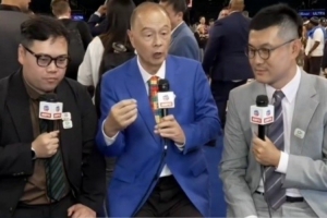 张卫平：转播20次总决赛了 第一次看到客场夺冠后球迷这么多的