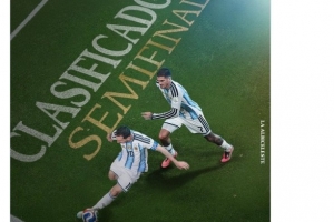 双喜临门！迈阿密社媒祝贺：梅西与德保罗携手晋级世界杯半决赛！
